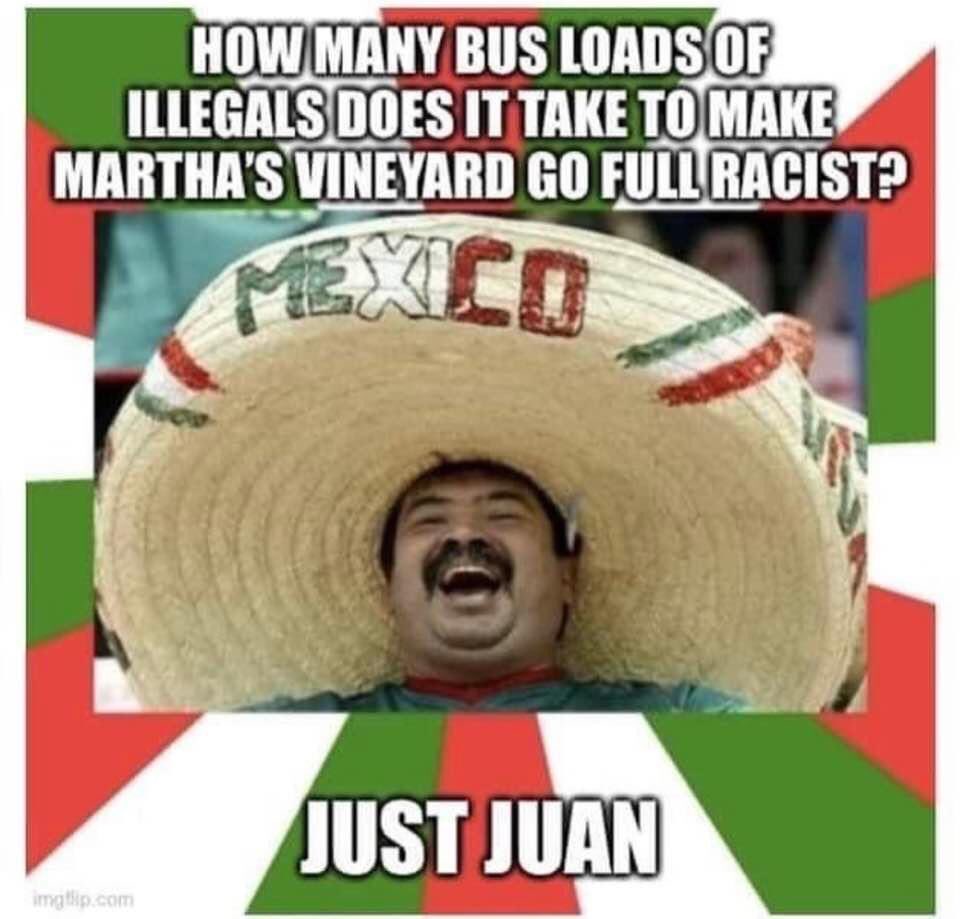 QSickbot's tweet photo. @bennyjohnson Martha’s White Liberals celebrate. 
Malcom X was right https://t.co/i9HrSzvHKb