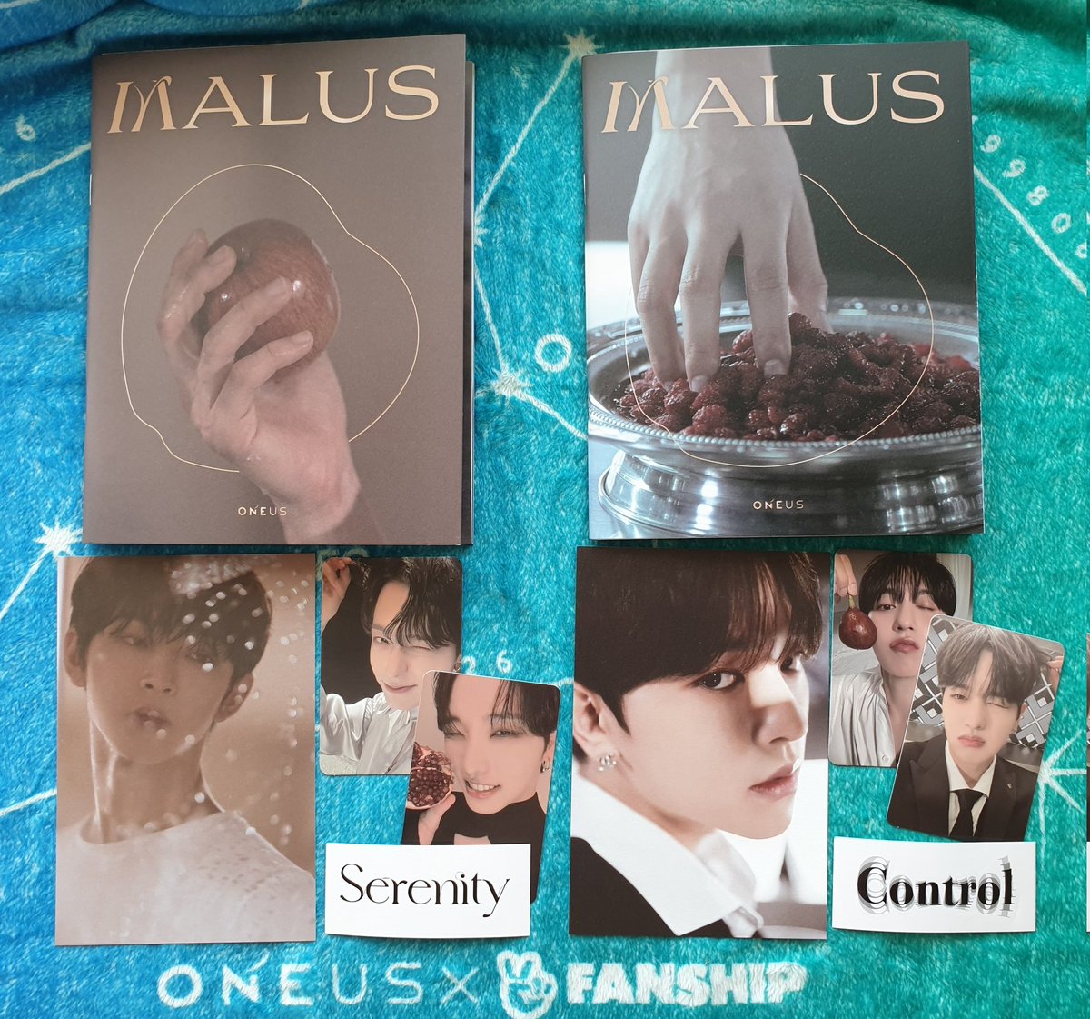 ElkaJordanova's tweet photo. In a day happy like this my MALUS albums from bizent arrived 😍 Rbw are so kind to so send all the members Eden ver. 🙏❤ And the individual posters are soo cool 😍 And I got a lot of Geonhak 😍 
@official_ONEUS
#NALUS #SAME_SCENT https://t.co/SHeEPDgTNW