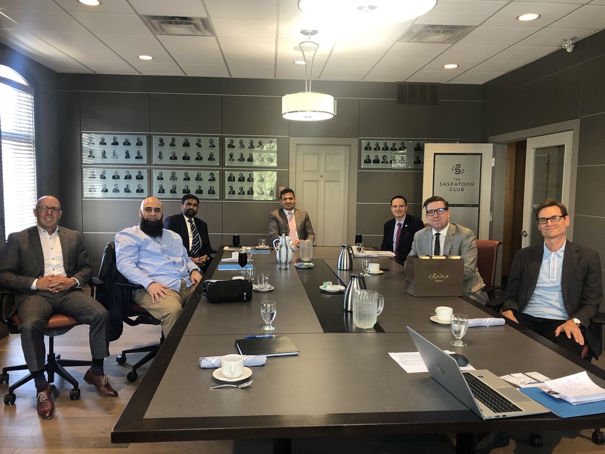 SKTradeInvest's tweet photo. Saskatchewan recently had the privilege of hosting @BrothersGas from the #UAE, a world-class industrial gas supplier.
The Min. of Trade & Export Dev. is here to help companies who are looking to source sustainably produced products from Sask.
#SaskInUAE https://t.co/7zuKKhOQJO