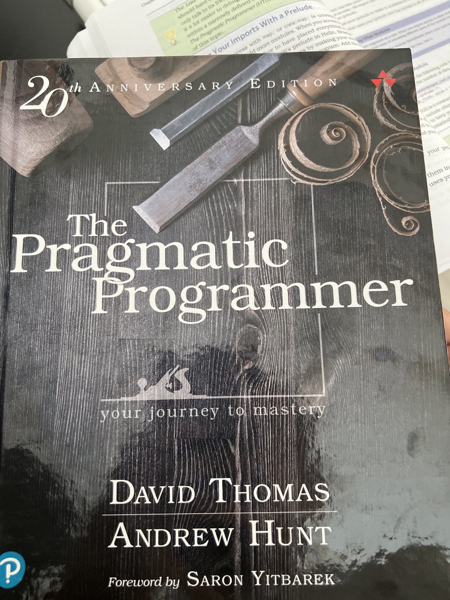 alejandronanez's tweet image. This book 🥰. #thePragmaticProgrammer @andrewhunt