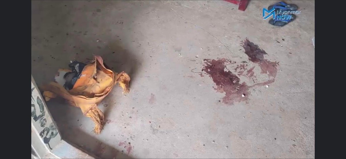 Zinzae's tweet photo. “Please kill me, I can't bear this anymore,” cried an elementary student.

Myanmar means nothing to the world ? 

Look at us.

I’ll never forget the two ends of cruelty, both negligence and atrocity.

#TapayinMassacre #whatshappeningnowinmyanmar

Photo - Myanmar Now https://t.co/5588ExsbIF