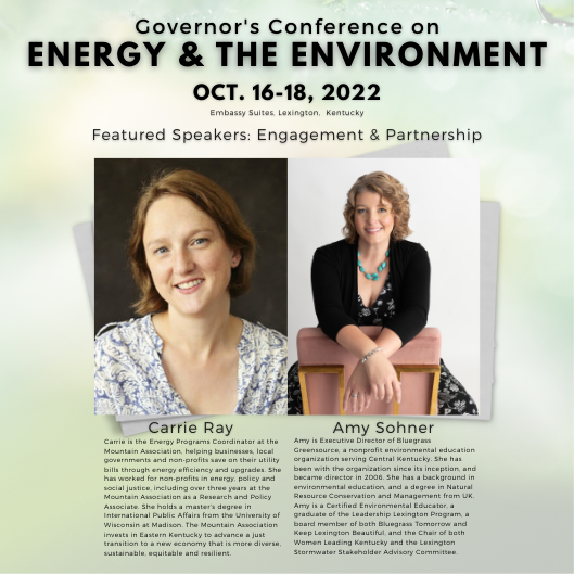 Have you registered for #eec22? We'll be talking partnerships! Join us in this discussion of how, together, we can get projects rolling across the Commonwealth. You won't want to miss it! Learn more and register: bit.ly/ConferenceonEa…
<a href="/BGGreensource/">Bluegrass Greensource</a> <a href="/mtassociationky/">Mountain Association</a>