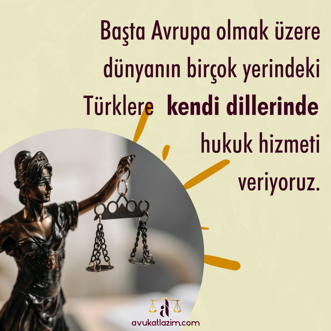 avukatlazim's tweet photo. Başta Avrupa olmak üzere, dünyanın birçok yerindeki Türklere kendi dillerinde hukuk hizmeti veriyoruz.

Davalarınızla ilgili hızlı ve etkili destek almak için bizimle iletişime geçebilirsiniz.

#avrupadakitürkler #hukukbürosu #hukuksaldestek #avukatlazım #yurtdışındakitürkler https://t.co/17DNfjmD58