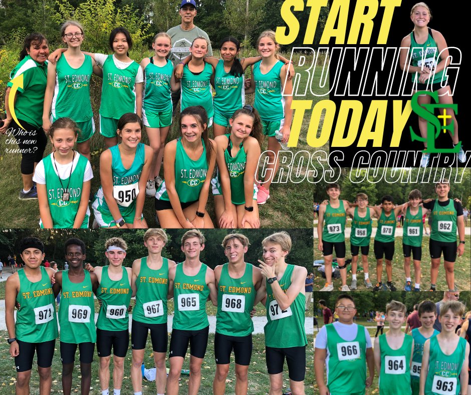 SEGaels's tweet photo. Start Running Today!
SE CROSS COUNTRY - Go Gaels!
.
.
.
#stedmondcatholicschool #crosscountry #gogaels #startrunningtoday #runner #competitive https://t.co/q06iq4AvFb