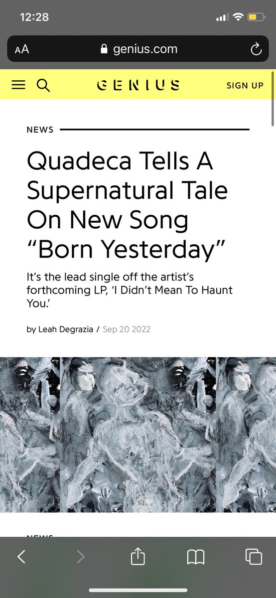 Quadeca's tweet photo. wtf this is crazy?? At the top of genius thank u goats @Genius https://t.co/DDuhmAH3AU