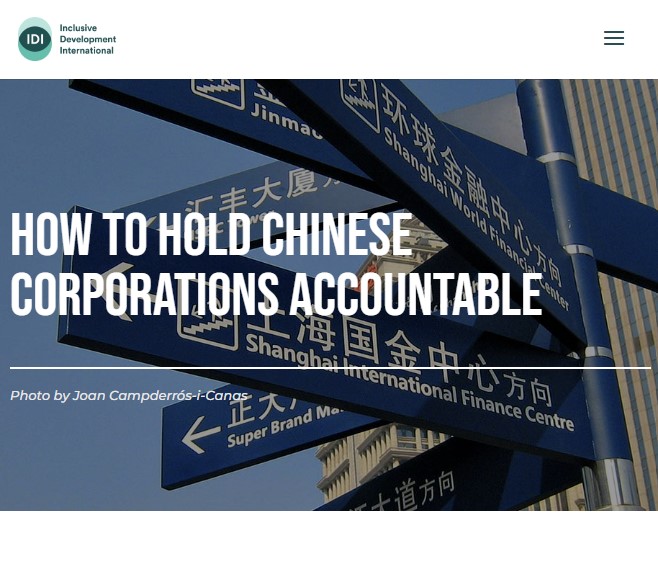 inclusivedevt's tweet photo. We are excited to share our newest resource for #corporateaccountability and #bizhumanrights advocates around the world: How to Hold Chinese Corporations Accountable.  https://t.co/1Qk9qRuMnM https://t.co/bdniiwapQz