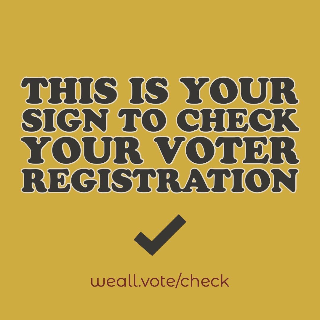 ⭐️ It’s no surprise that we here at the Kinder Institute on Constitutional Democracy care about voting! ⭐️

Check your registration now or pass along to a friend!