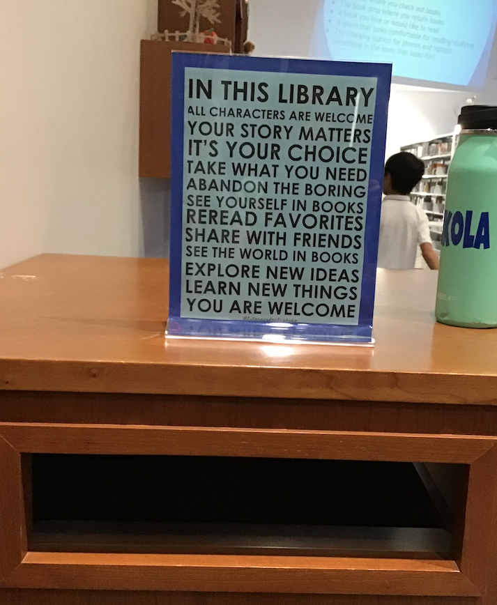 PrincetonMS_LC's tweet photo. Scenes from 6th grade orientation...students taking pictures of library essentials and things they love about our Learning Commons in a photo scavenger hunt. @jimsweeney72 @paekcrystals https://t.co/ifS2h9Jhpd