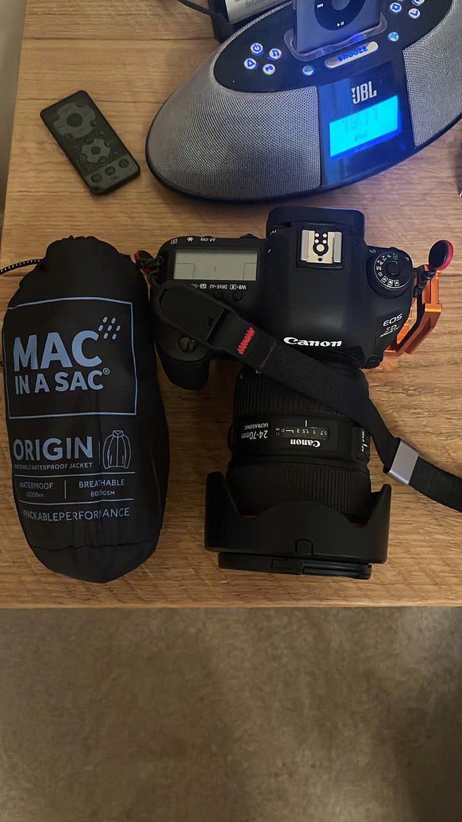 Got myself a Mac in a Sac, I can pack it in my camera bag. Really neat. #photography #photographygear #canon #canonuk