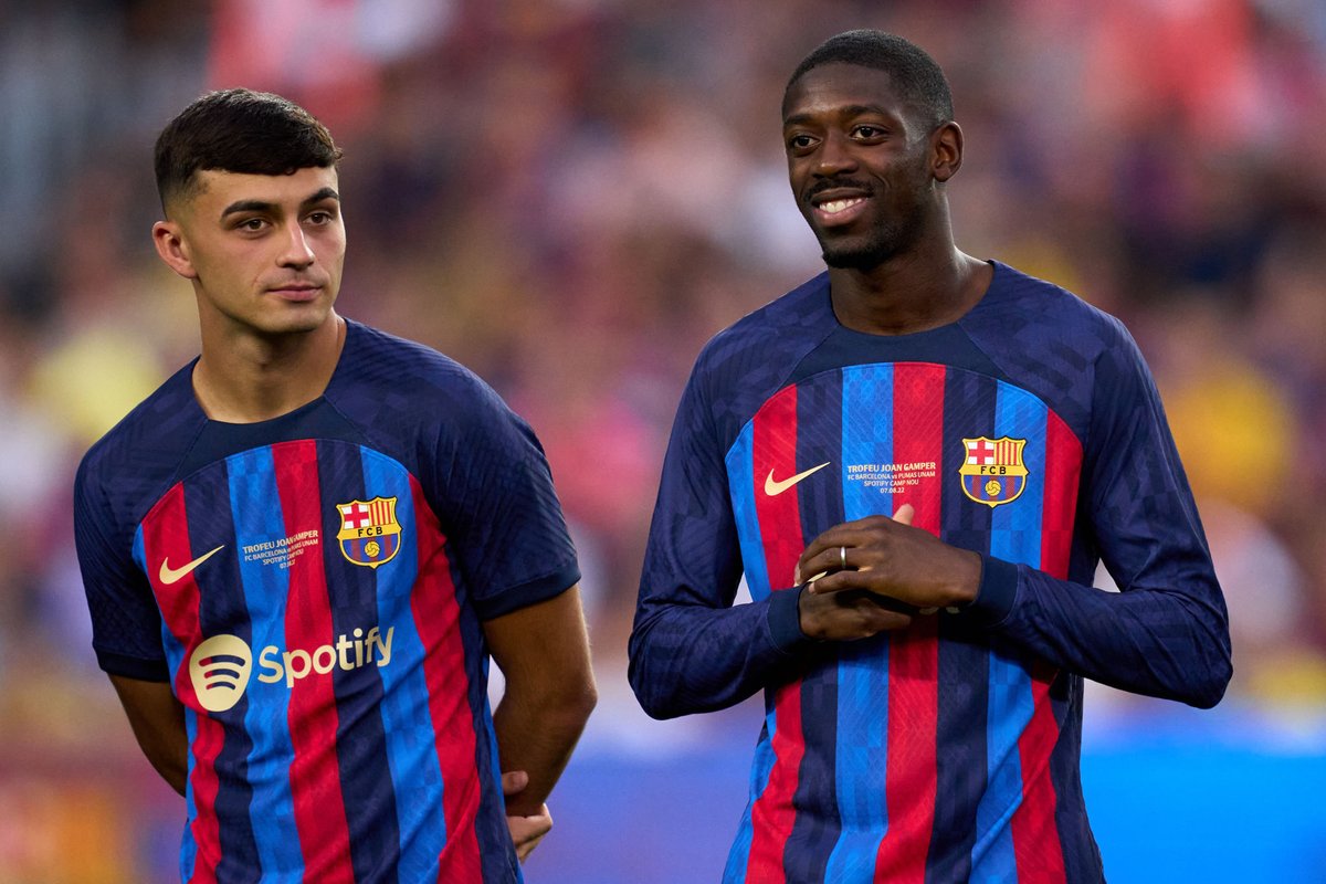FCBPaul_'s tweet photo. 🗣️ Pedri : « Dembélé ? Il ne cesse de me surprendre, on a appris qu'il allait être père le jour de la naissance de sa fille. » https://t.co/yx9oLz9nxS
