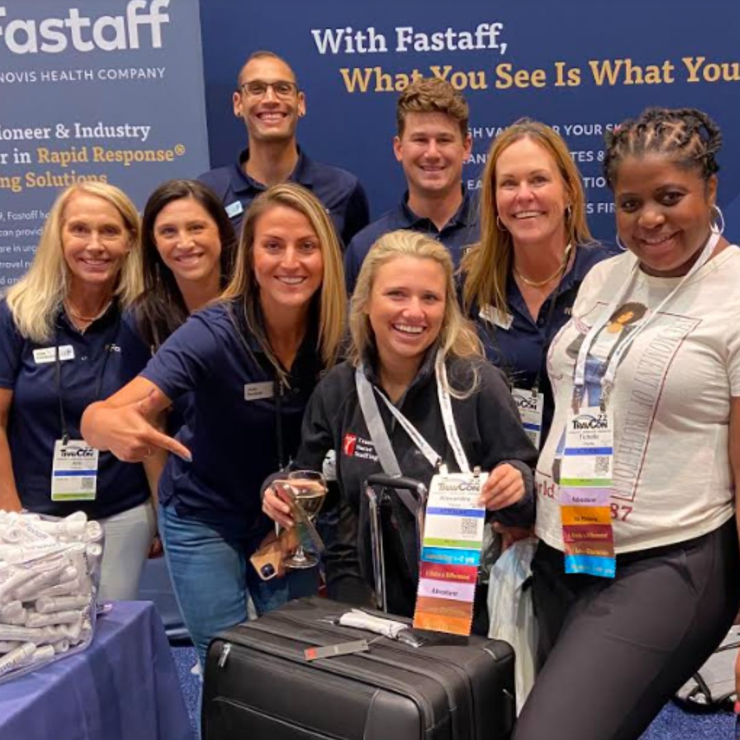 fastaff_nursing's tweet photo. Are you having fun at TravCon 2022? We sure are! Congratulations to Alexandra F., who won a Tino Extended Trip Dual Access Suitcase - perfect for your Fastaff travels. ✈️ https://t.co/EZBwCUx2i6