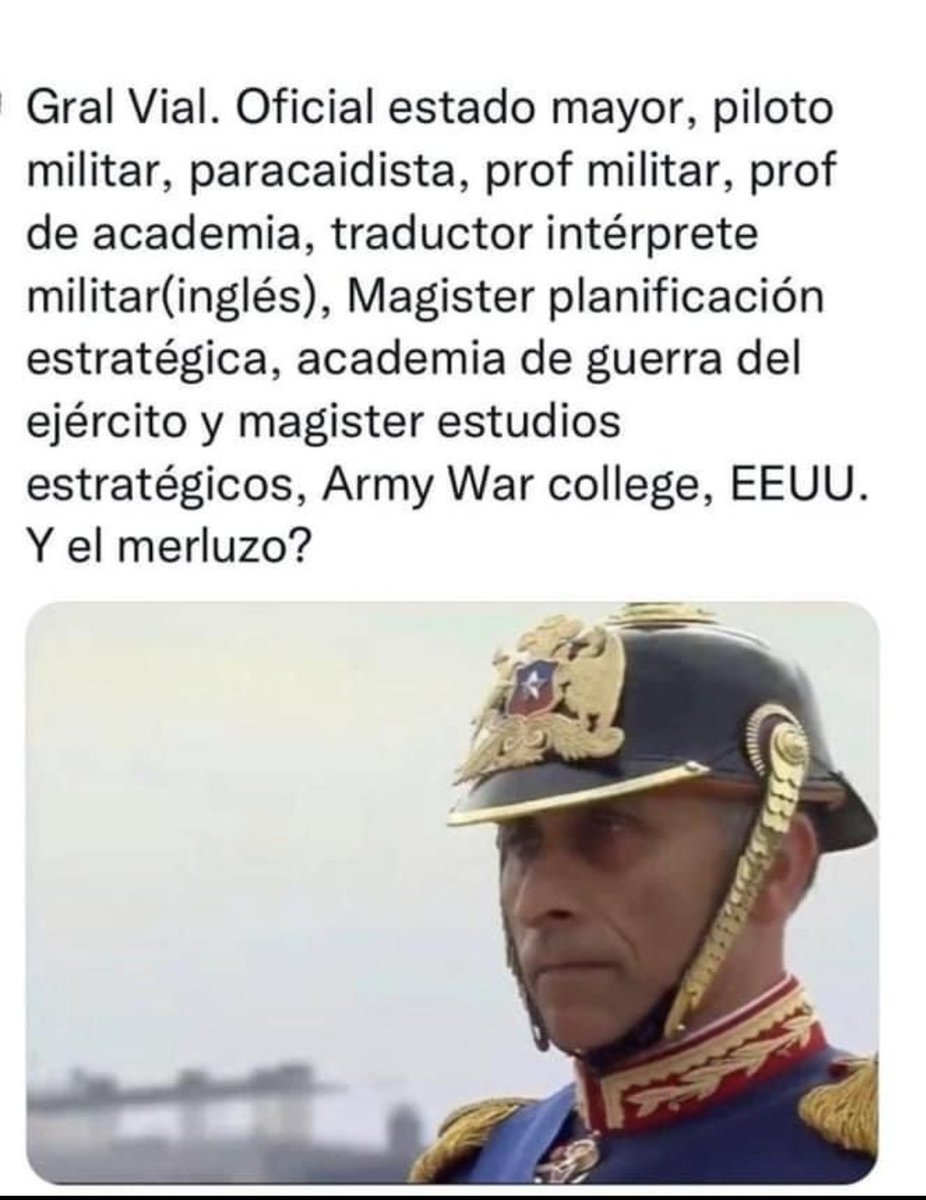 ArayaEdinson's tweet photo. @Ejercito_Chile
@COT_FT
@IiChile
@VIDE_CL_Oficial
CRISTIÁN VIAL MACERATTA
General de División
Comandante General de la Guarnición de Ejército de la Región Metropolitana y Comandante de Industria Militar e Ingeniería
#FansGeneralVial https://t.co/u8gLkBO3Yd