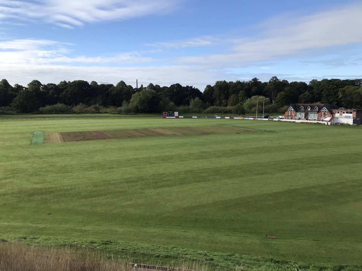 carlislecricket's tweet photo. Edenside put to bed for another season. Huge thanks to our head groundsman Christophe Vever (CVO), Eggy, Colin and many more volunteers who spend hour after hour working on the ground. https://t.co/639W5q9Q4W