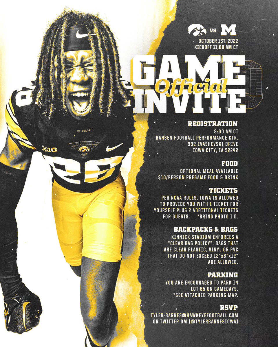 Thank you for the game day invite! Excited to come out! <a href="/Iowa_Recruiting/">Hawkeye Recruiting</a> <a href="/TylerBarnesIOWA/">Tyler Barnes</a> <a href="/CoachBFerentz/">Brian Ferentz</a> <a href="/CoachMVP08/">Matt Van Praag</a>