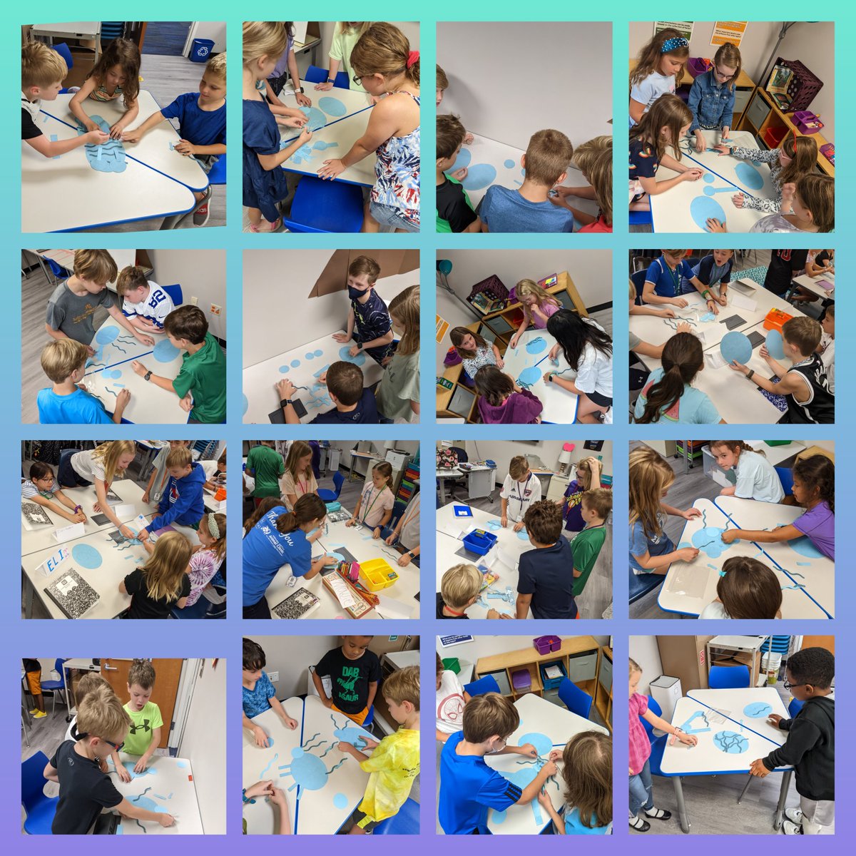 MrsBall_ALT's tweet photo. Looking back on our learning from week one. Communication model exploration! #MHEmustangs #RISDbelieves #advancedlearning https://t.co/9DcA2rnhWg