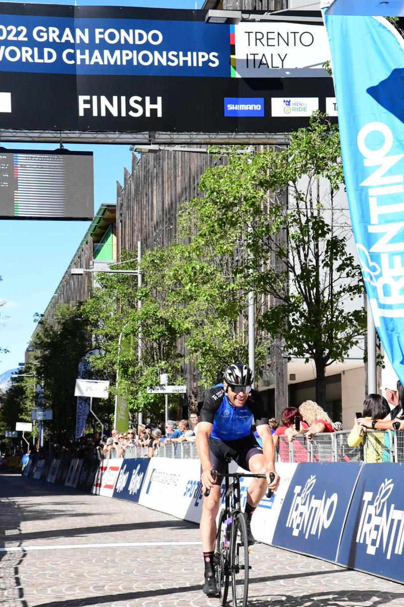 Congrats to Tiit Taluma who competed in the World Grand Fondo Championships in Trento over the weekend.. Over a
 course featuring 4000 metres of climbing, Tiit placed 28th out of a field of 200. A well deserved result after the prep he put into the event..
.
.
.
.
.
#grandfondo