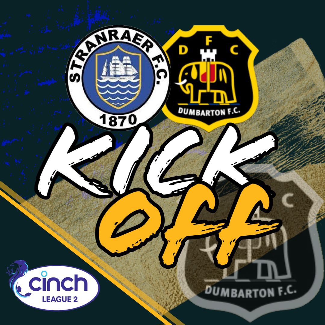 Dumbarton FC on Twitter: "Stranraer get the second oeriod started