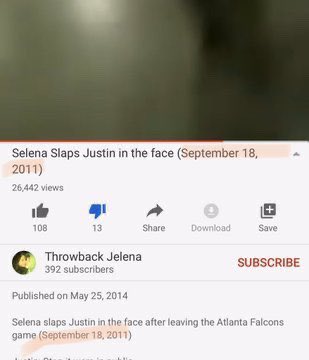 DnasArmyyy's tweet photo. 14 year old me got shocked when 19 year old selena slapped 17 year old Justin in the face in public, and 25 year old me is still shocked she have gotten away with it for 11 years now…! https://t.co/5ukaZVf1Tu