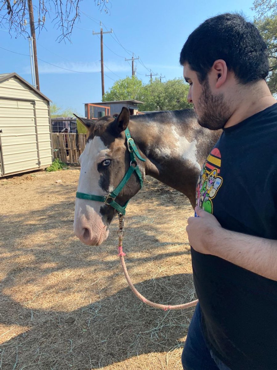 NISD_Tim_Shuff's tweet photo. Tuesdays at Owl Creek Ranch are great opportunities for our students to volunteer in the community and help our animal friends. https://t.co/8qNUqgTsZE