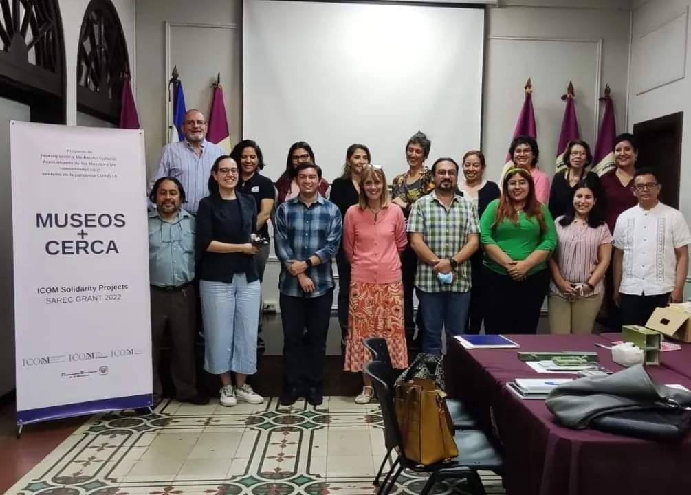 ICOMElSalvador's tweet photo. El lunes 19, en colaboración con @ICOMBelgiqueWB
@icomvlaanderen @UTECedusv comenzamos nuestro primer taller presencial del proyecto "Acercamiento de los #museos a las comunidades #salvadoreñas en el contexto de la pandemia #COVID19". 🙌🏼🏛, #solidarityproject @IcomOfficiel https://t.co/md1mKS6lUw