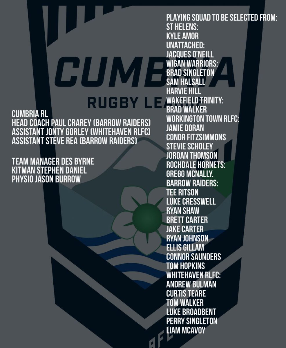 OfficialHavenRl's tweet image. Six of Haven’s 2022 squad will be available for selection as Cumbria Rugby League makes its return after more than a decade next month vs Jamaica.

buytickets.at/town/758037

#WeareHaven