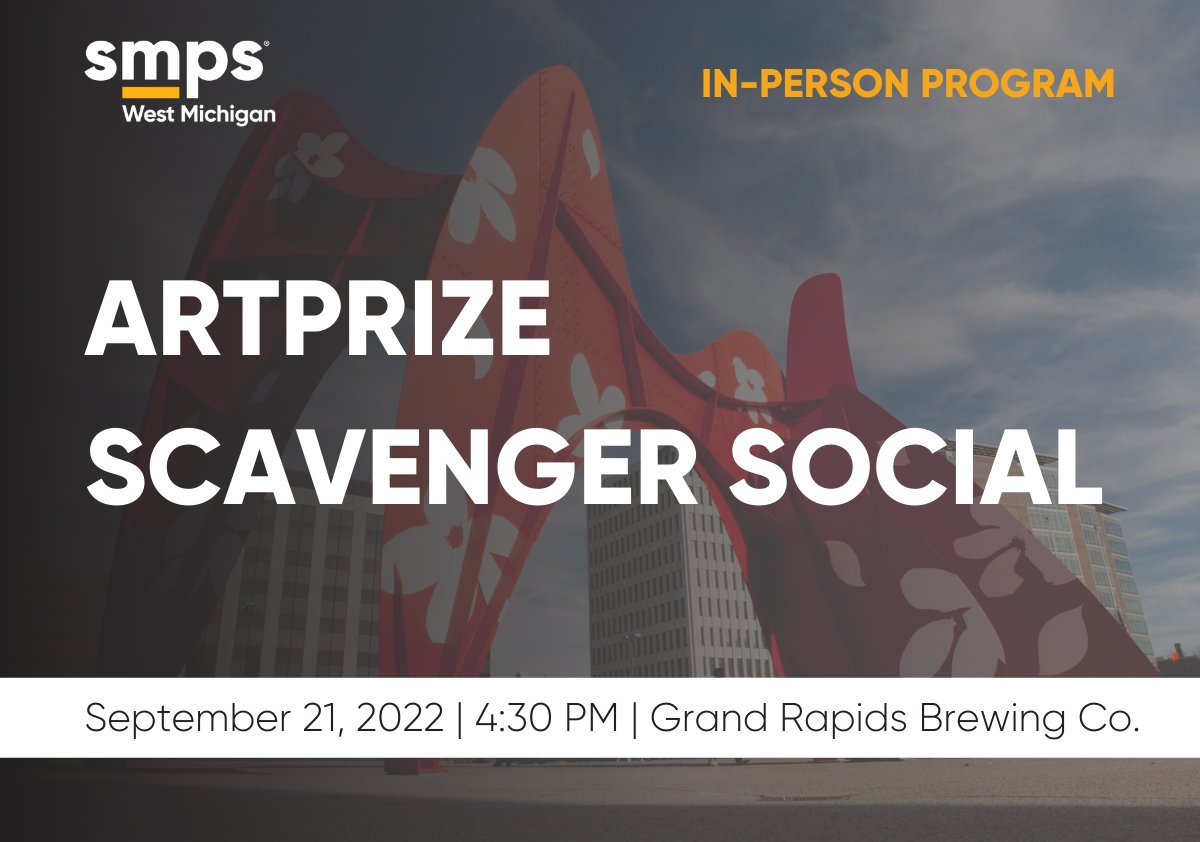 SMPSWM's tweet photo. There is still time to register to join us at ArtPrize tomorrow in Grand Rapids! This event is ✨free✨ and open to all. 

We look forward to seeing everyone at @GRBrewingCo! 

To register, visit https://t.co/K2B55xgIH5.

#SMPSWM #ArtPrize #GrandRapids https://t.co/Abqn2dYqVN