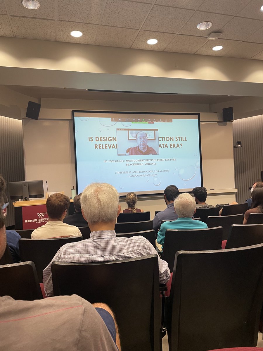 dresratoy's tweet photo. Enjoying the ongoing Montgomery Lecture TODAY and hearing about Doug’s story about his academic journey ⁦@ISE_VT⁩ https://t.co/YxSyrc4JNs