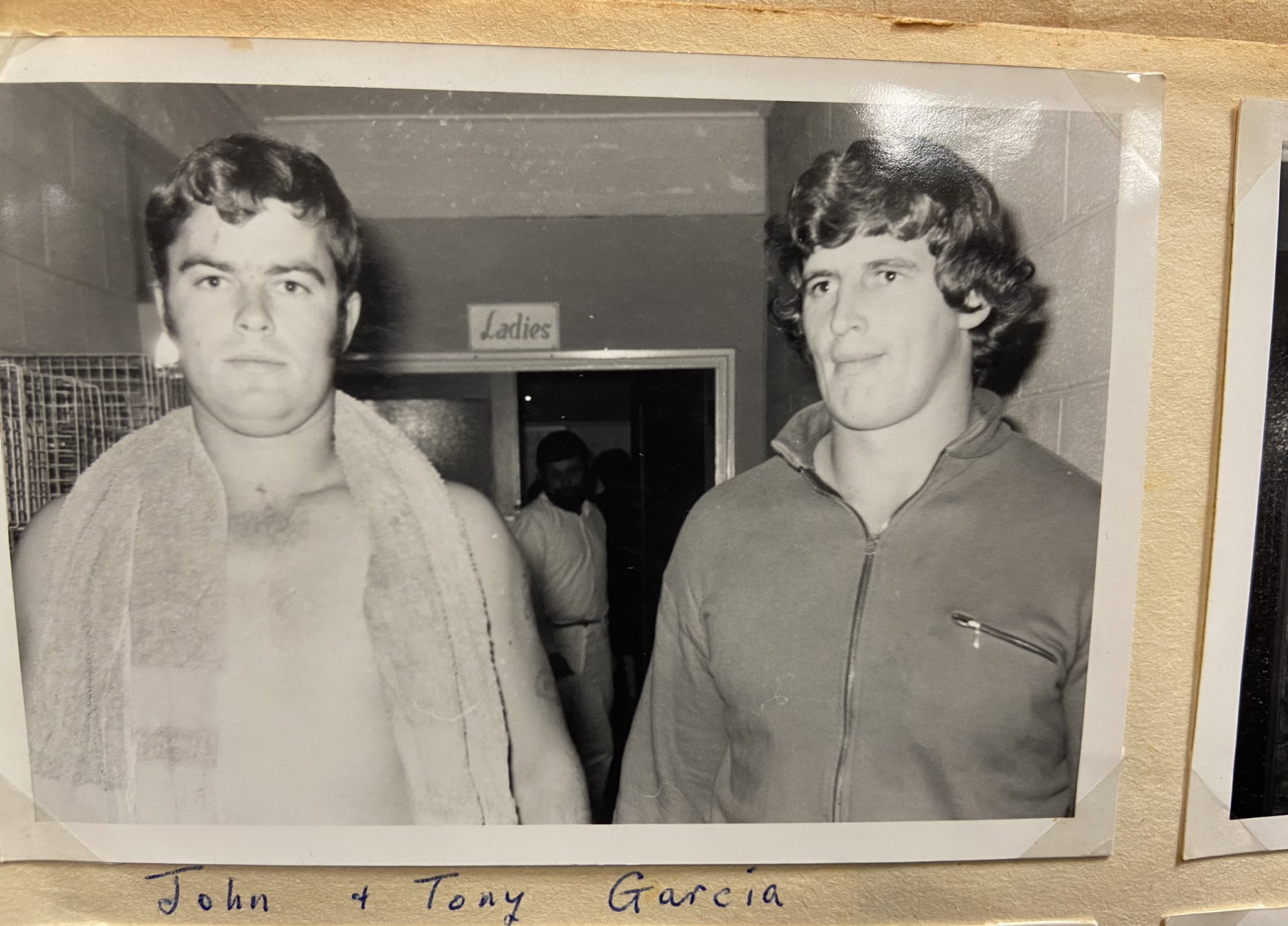 Happy birthday Tony Garea (seen here with his brother John in 1971): 