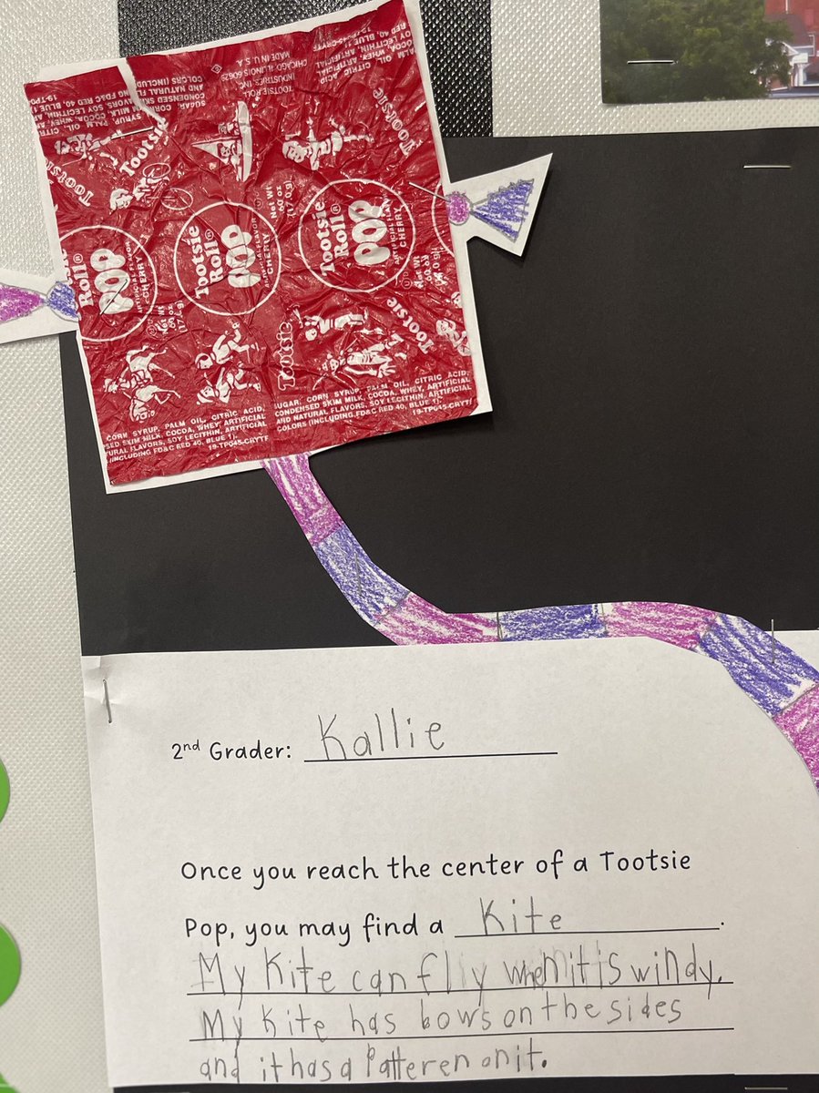 Person, place, thing, or animal…Nouns are everywhere.  2nd graders enjoyed this tasty, creative writing activity!
🍭✏️🍏📓