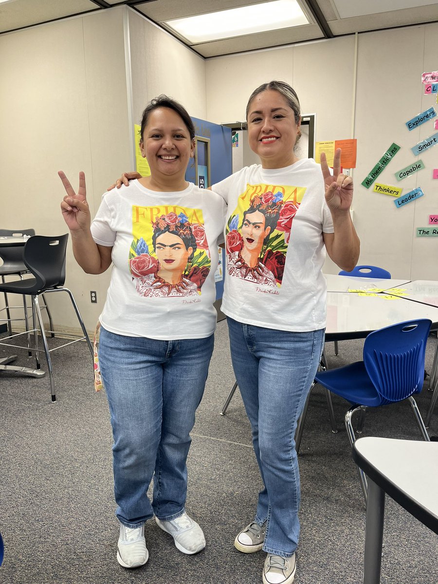 Twin Day at Montgomery Middle School. Thank you Mrs. Garcia for being my better half for today. <a href="/MontgomeryCVUSD/">Montgomery MS</a> <a href="/CajonValleyUSD/">CajonValleyUSD</a> <a href="/BessmaGarmo/">Bessma Garmo M.Ed.</a>