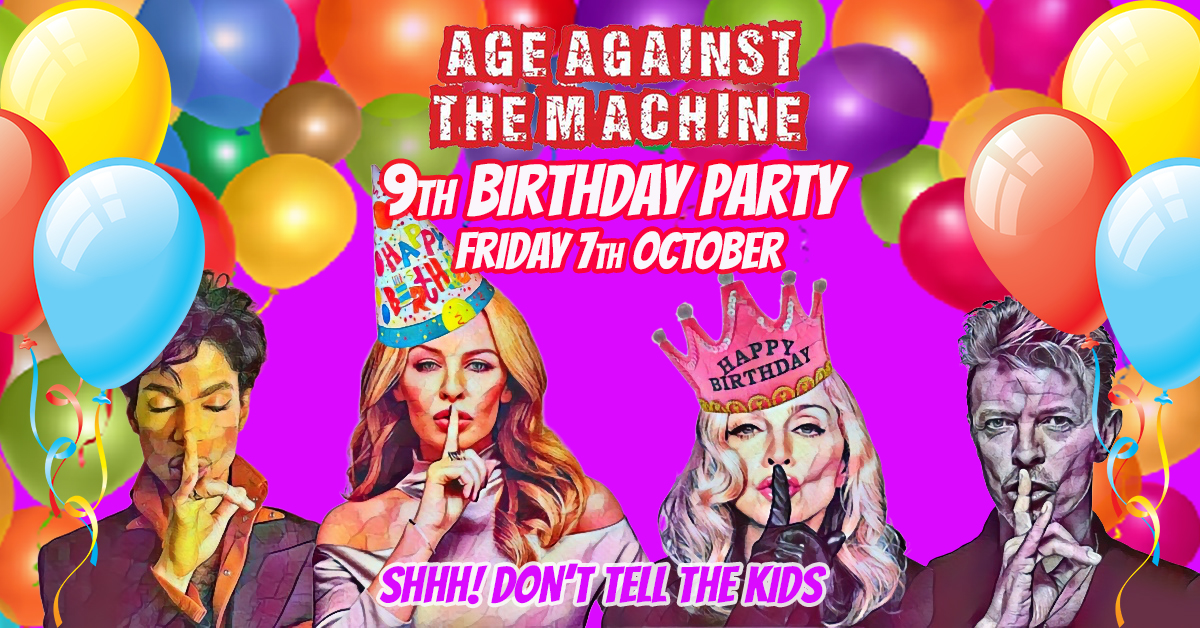 AATMClub's tweet photo. Tickets are flying out for our 9th Birthday Party next month. Join us on Friday 7th October from 8:30pm-1:30am at @ThePhoenix_W1 for some cake. 
(ps. we like birthday presents, hint, hint) https://t.co/Un4CiTK3pU