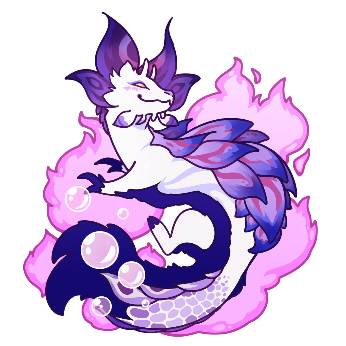 Oni_Sugar's tweet photo. Violet Mizutsune is rad and I had to add him to the group. 💜 #MonsterHunter #MonsterHunterRise https://t.co/7plPVhWlsB