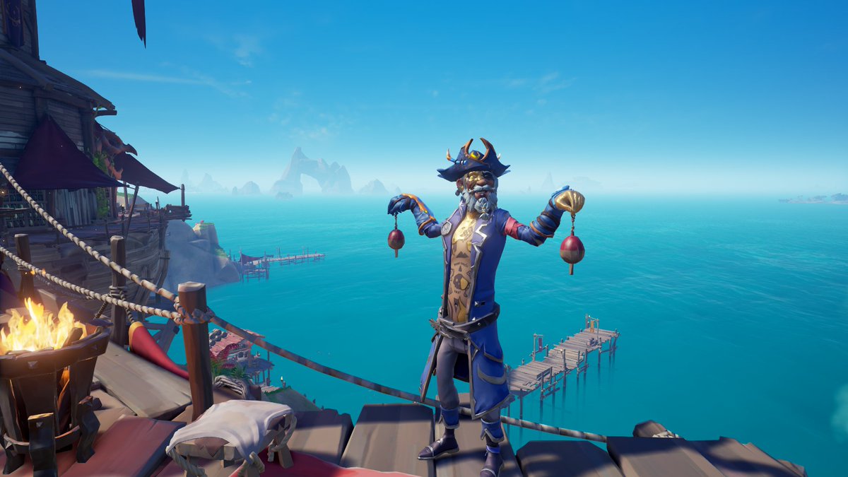 FoXiTo59's tweet photo. A true captain never abandons his hooks !
Theme : Captaincy
#StyleOfThieves #SeaOfThieves #SeaOfThievesCommunity #Sotshot #SoTGame #GoldenHour #Pirate #Pirates #Videogamephotography #XboxGaming #Xbox https://t.co/mQwxsoSzfA