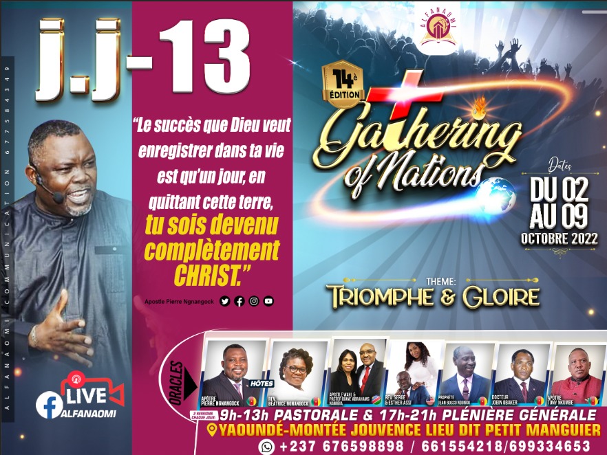 NgnangockPierre's tweet photo. J-j-13 🙏🏾🌍💥🔥 https://t.co/9swBFTusFG
