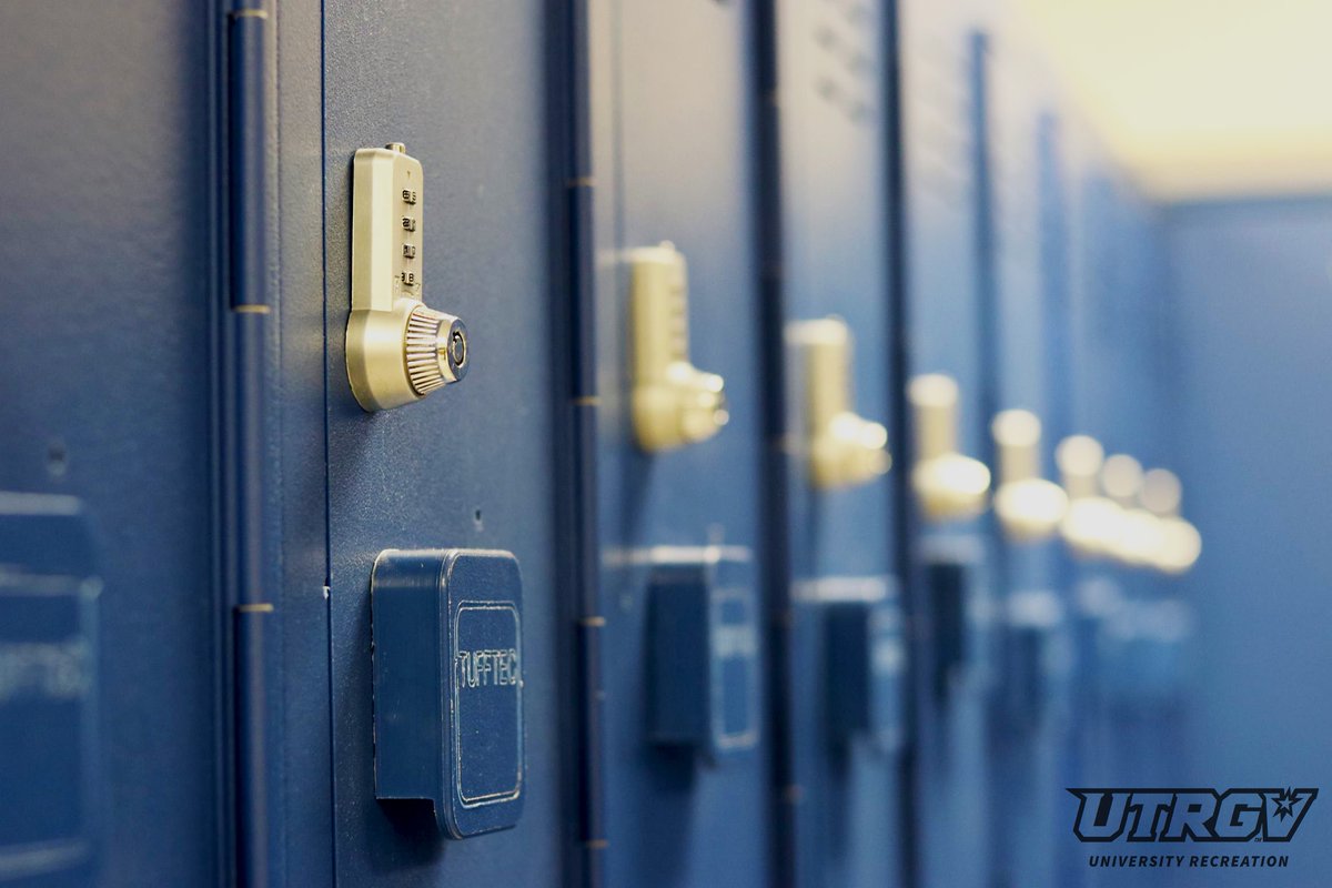 UTRGVUREC's tweet photo. Interested in renting a locker for the semester? 🔒You can rent one today for $20! 🤑 Come in, and get yours today!
#equipment, #lockerrentals, #studentID #utrgvurec #utrgv #LifestyleInMotion https://t.co/lztgV4ImHv