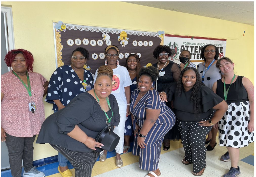 NormandySC1's tweet photo. Bel-Nor School celebrated #InternationalDotDay, a way for adults and children to boost courage so that their creative potential is released. Students and teachers engaged in several activities used to connect, collaborate, and celebrate self-expression. #NormandyNext #community https://t.co/jUldyUCIaI