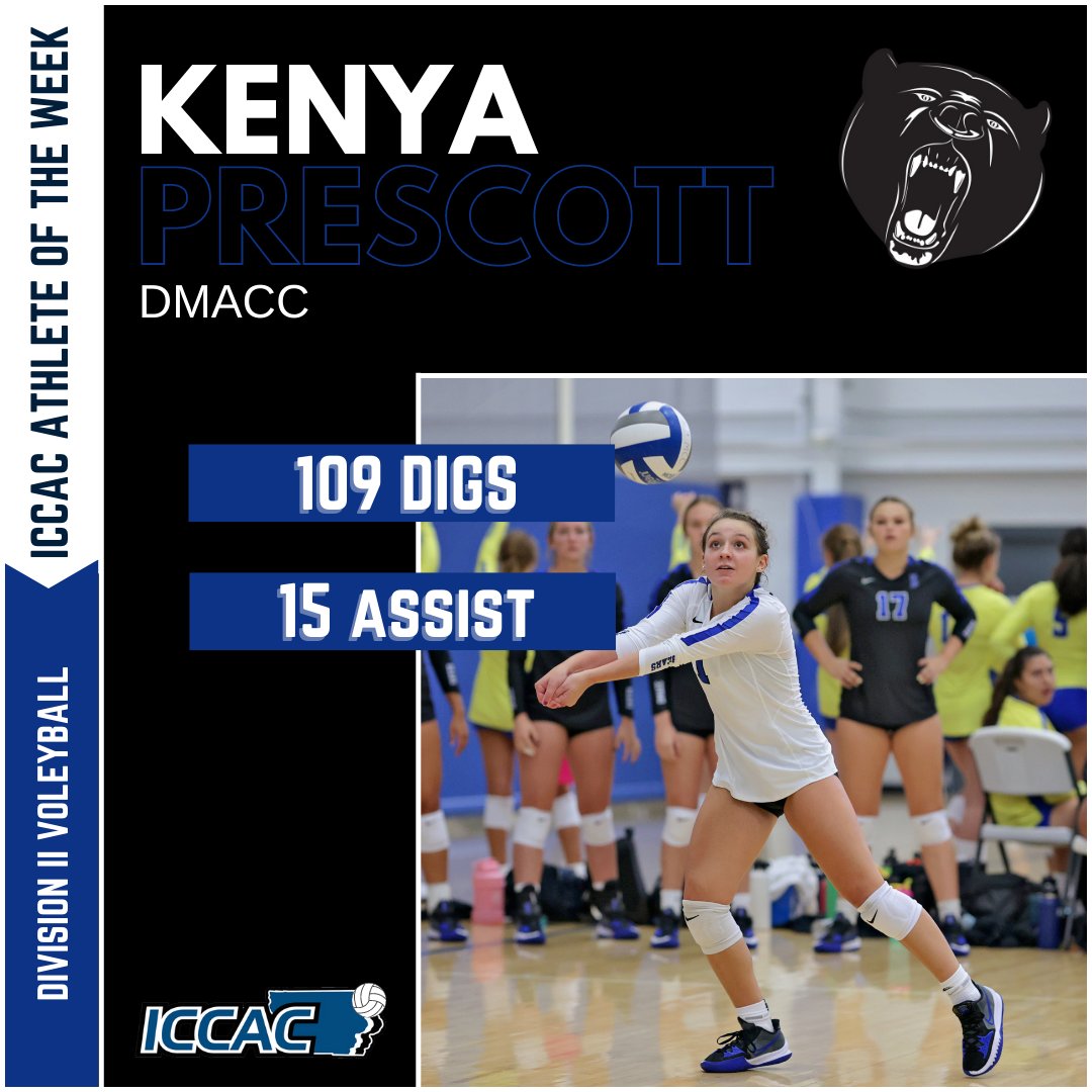 ICCAC Sports (@iccacsports) on Twitter photo ICCAC ATHLETE OF THE WEEK
๐ SEPT. 12-18
VB ๐
@ihccvolleyball Kinga Michalsak
@ihccvolleyball Jarolin de los Santos
<a href="/TritonVball/">Triton Volleyball</a> Mercedes Madlock
<a href="/DMACCVB/">DMACC Volleyball</a> Kenya Prescott
๐bit.ly/3S06Q7D
#NJCAAVB๐ ICCAC ATHLETE OF THE WEEK
๐ SEPT. 12-18
VB ๐
@ihccvolleyball Kinga Michalsak
@ihccvolleyball Jarolin de los Santos
<a href="/TritonVball/">Triton Volleyball</a> Mercedes Madlock
<a href="/DMACCVB/">DMACC Volleyball</a> Kenya Prescott
๐bit.ly/3S06Q7D
#NJCAAVB๐