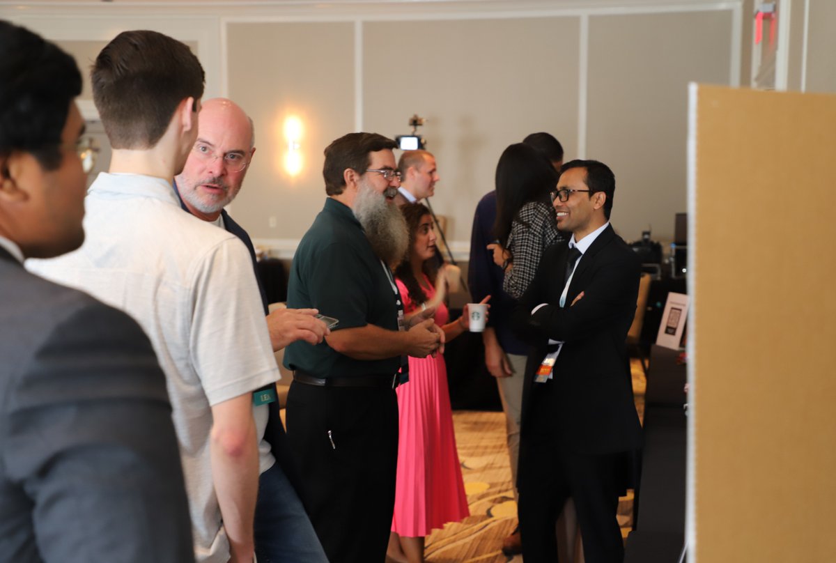 iisenet's tweet photo. #Lean6Data2022 attendees presented visual storyboards of industry-based case studies, research and best practices in academic innovations during the poster session Tuesday. https://t.co/KwBkZwRnjz