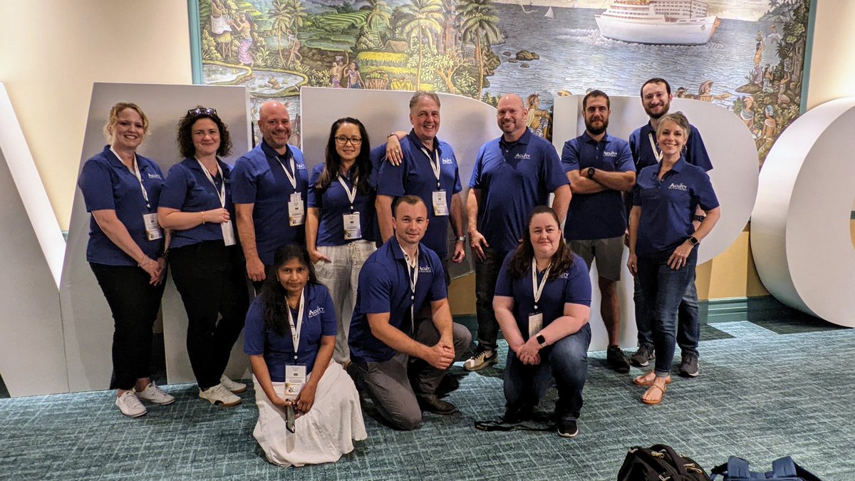 my_acuity's tweet photo. When you get 12 out of 13 conference attendees together for pic! #MPCC22 #microsoftpartner #microsoftgoldpartner #teamworkisdreamwork https://t.co/lUXTTP2sC3