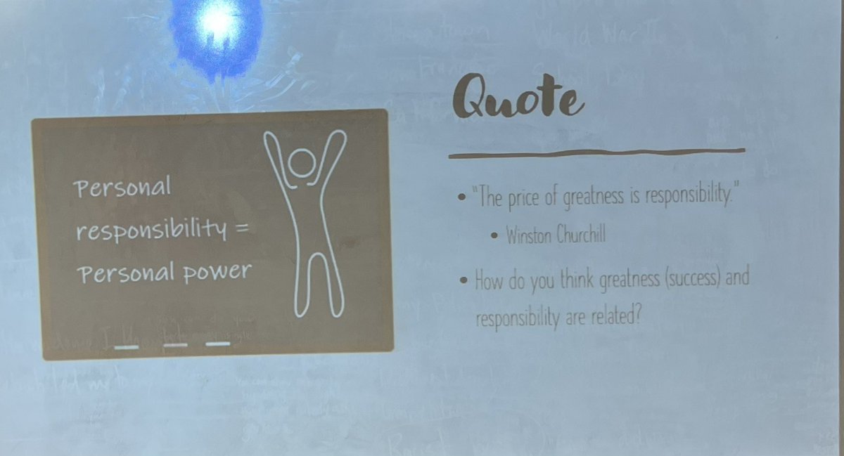 AP_MrBlaze's tweet photo. Our #LearnerDisposition this week is Responsibility. We learned what responsibility is, how it leads to success, the positive consequences of taking responsibility, and came up with examples of how we could be responsible. #FBSD https://t.co/2z6px5Ft94