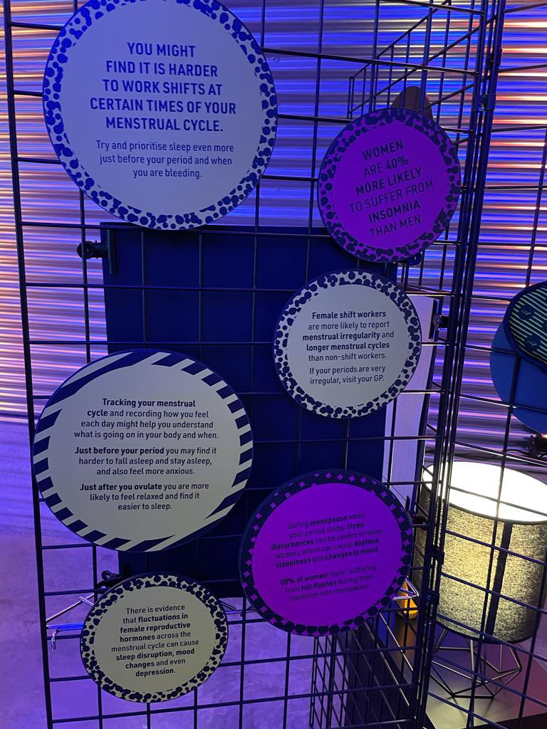 bethanphillips6's tweet photo. If you are in the #LondonBridge area over the coming week for #LondonDesignFestival do check out @TheLiminalSpace very important #NightClub pop all about the impact of #nightshifts on your health- including #mensturalhealth 😴🩸 https://t.co/hDTdHEHiwT