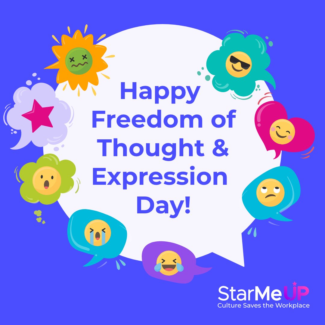 StarMeUpOS's tweet photo. At StarMeUp, we believe that everyone should be valued for who they are.
This #FreedomOfThought & #ExpressionDay, we celebrate those who #speak up for what they believe, who encourage others to be authentic, and who respect the opinions of others
Show who you are, no matter what! https://t.co/oL2HL1c0s9