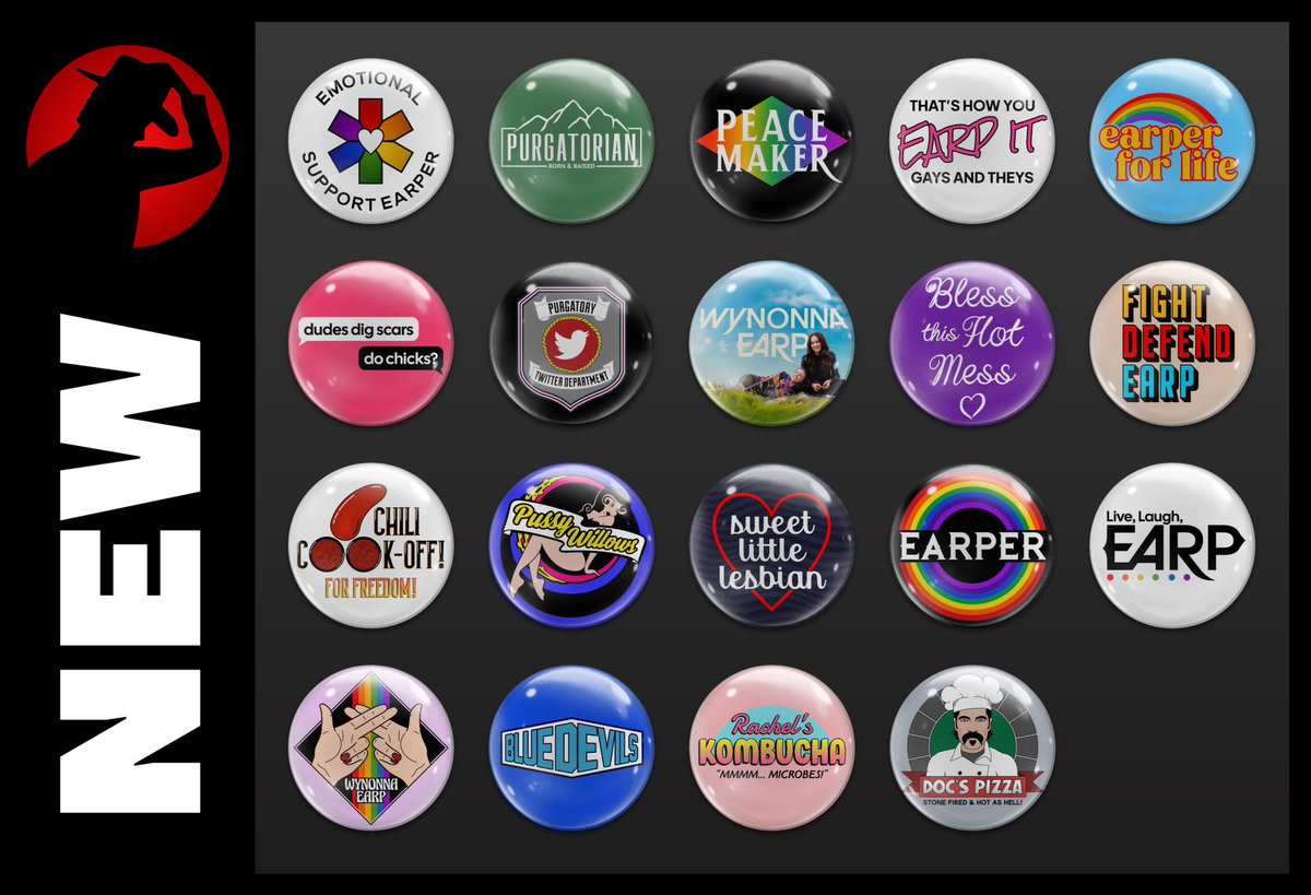Hot4HaughtShop's tweet photo. NEW! Wynonna Earp button sets!

Available now:
🔗 https://t.co/rq8YYC6l4X

#WynonnaEarp #BringWynonnaHome https://t.co/k99BoZIiG3