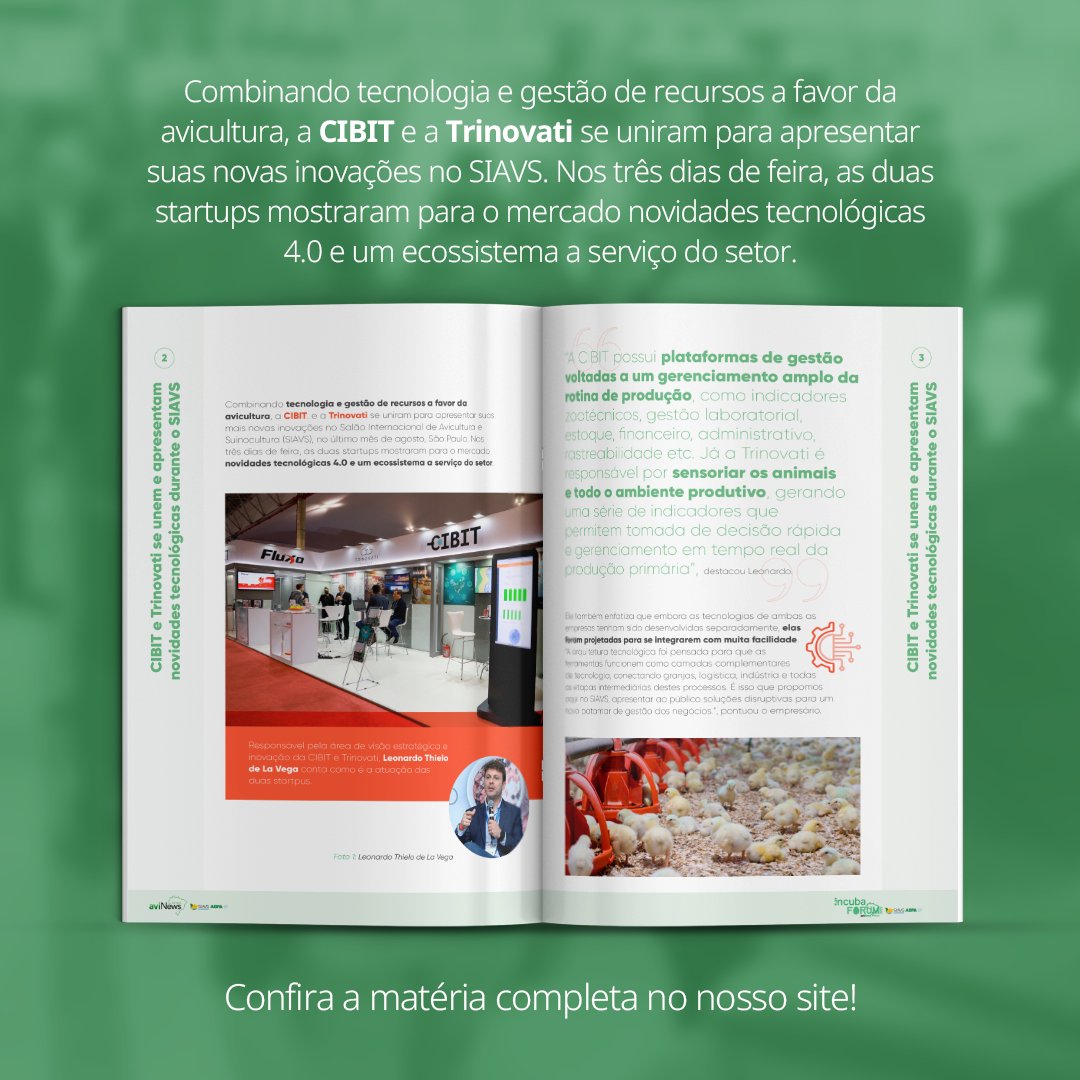 aviNEWS_Brasil's tweet photo. Confiram nossa revista Especial @Siavsbr  2022❗
📌Nela encontramos a participação de grandes empresas do setor, como a #CIBIT e a #Trinovati✨

No nosso canal no #youtube vocês podem conferir as nossas #entrevistas, é só acessar esse link 👇🏽
https://t.co/Mr7ddwXzSy https://t.co/6SNo6frdrW