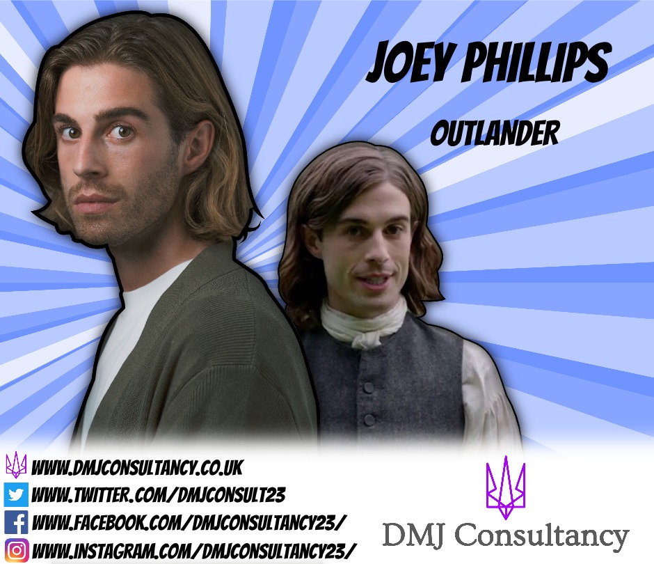 I'm absolutely delighted to announce that I'm now working with @joeyphillips92 for event bookings worldwide. Further information can be found here: dmjconsultancy.co.uk/clients-a-z/jo… #JoeyPhillips #Outlander #DenzellHunter