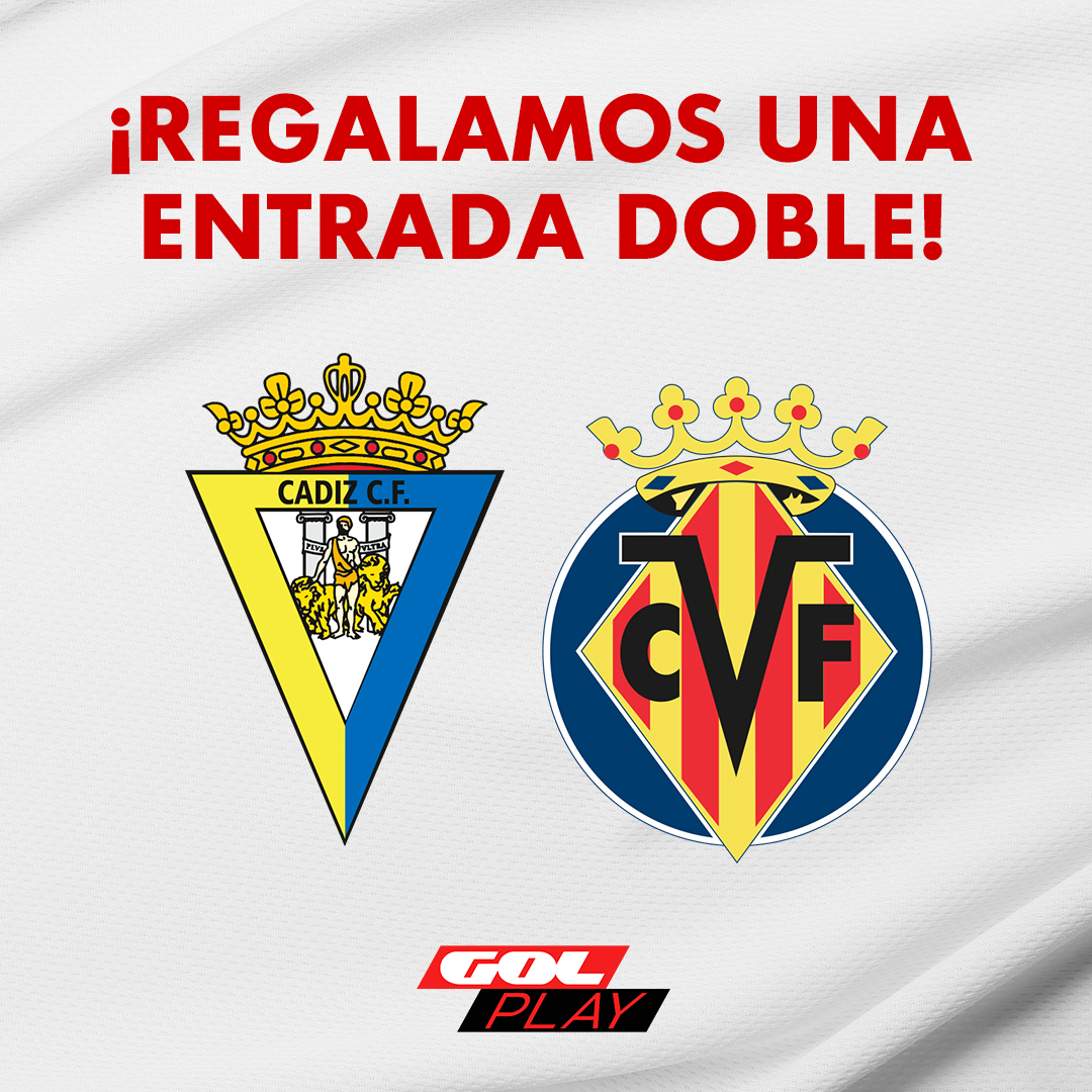 Gol's tweet photo. 🎁 REGALO 🎁

🤩 ¿Quieres ganar una entrada doble para el @Cadiz_CF 🆚 @VillarrealCF?

🚨 Requisitos:

🔁 Haz RT
❤️ Sigue a @Gol
❤️ Sigue a @DirectoGol
 
🏅 ¡Esta noche anunciamos el ganador! https://t.co/aPzZ2lVskR