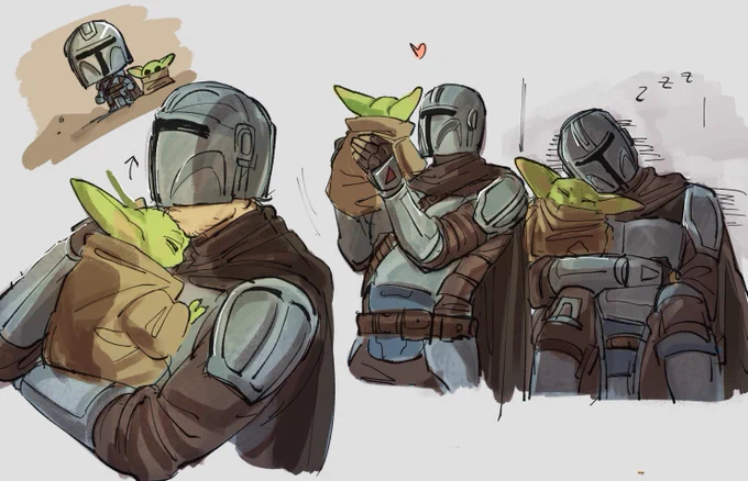 mando doodles #Mandalorian 