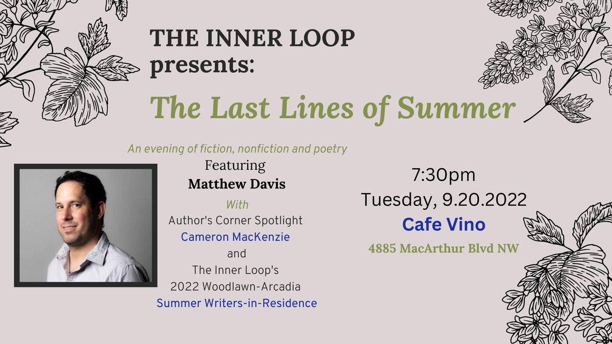 airrum's tweet image. I am reading tonight with the good folks at @TheInnerLoopLit - if you’re in the area tonite, come through 🫶🏼🙃