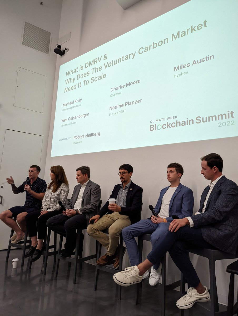 leafbauer's tweet photo. @OpenForest_ 's Michael Kelly: "We need to reimagine how to monetize DMRV, and close the investment gap" #cwbs @weareflowcarbon https://t.co/Pug5r5lwza