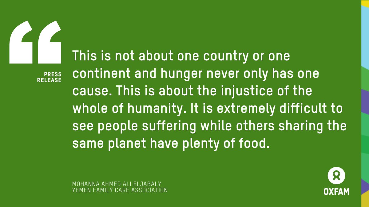 PRESS RELEASE: with 1 person estimated to be dying of hunger every 4 seconds, 238 local and international NGOs are calling on leaders gathering at the 77th <a href="/UN/">United Nations</a> General Assembly to take decisive action to end the spiraling global hunger crisis. 

oxf.am/3SeGazC